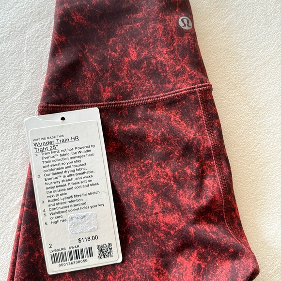 NWT Lululemon Wunder Train High-Rise Tight 25” - Picture 8 of 9